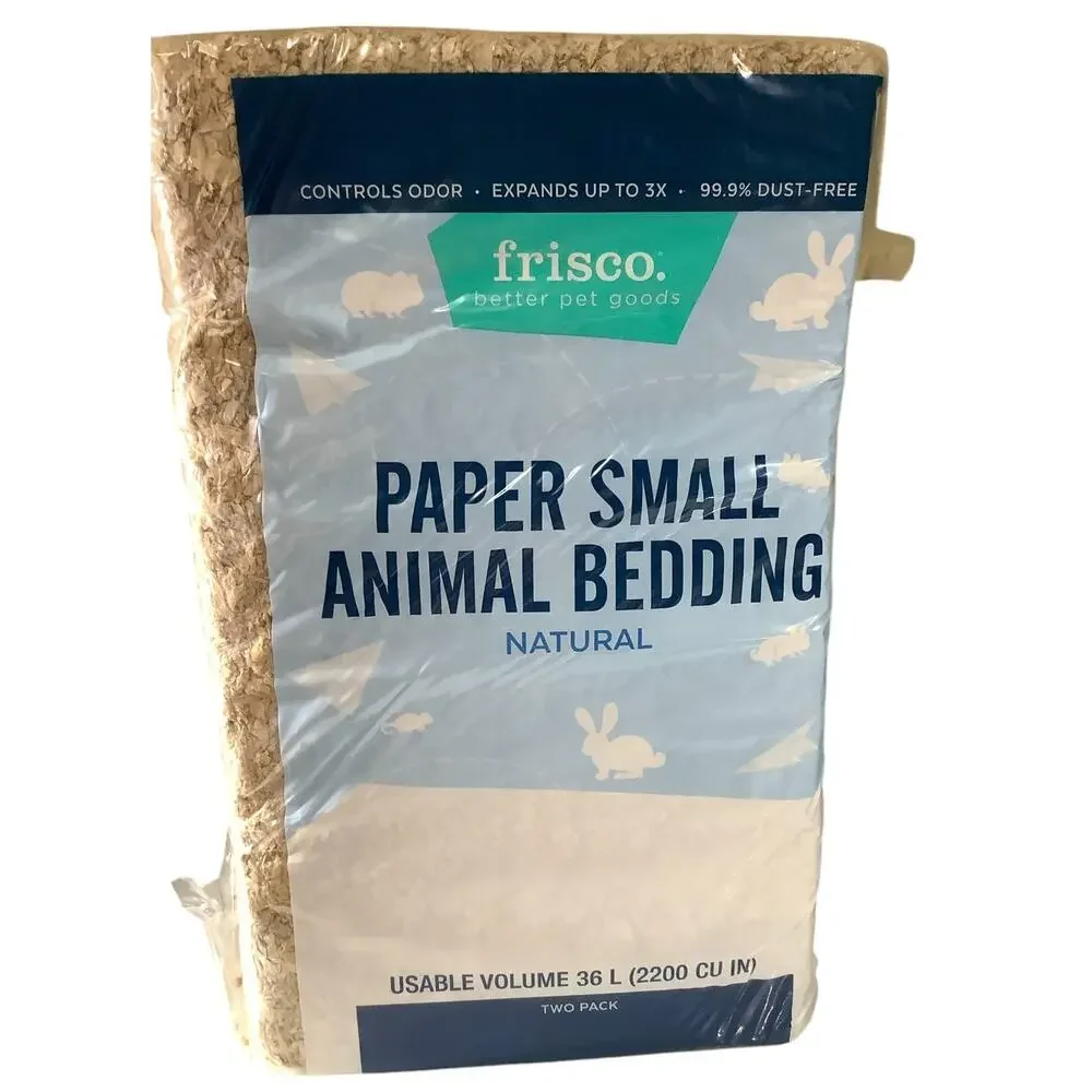 Frisco Small Animal Bedding, Natural, 2 Pack, 72-L Total Volume